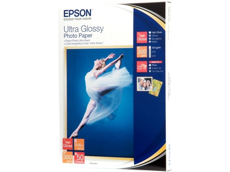 Papier photo Epson S041944 brillant ultra, 13x18 (50 feuilles)