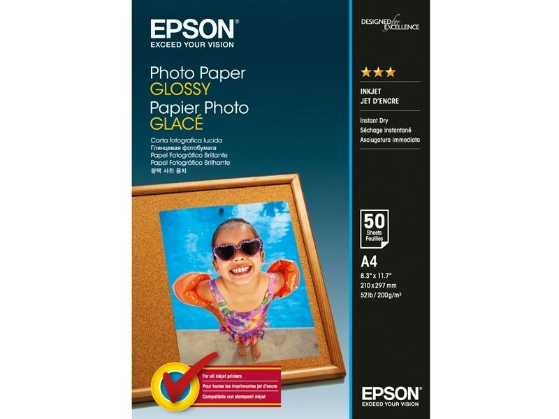 Papier photo brillant Epson A4 (50 vel.)