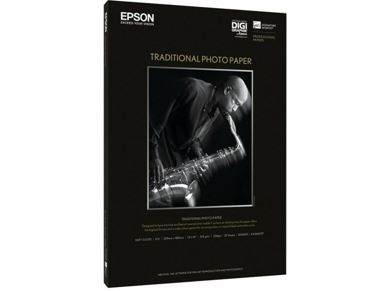 Epson A4 Traditional Photo Paper (25 Sheets)