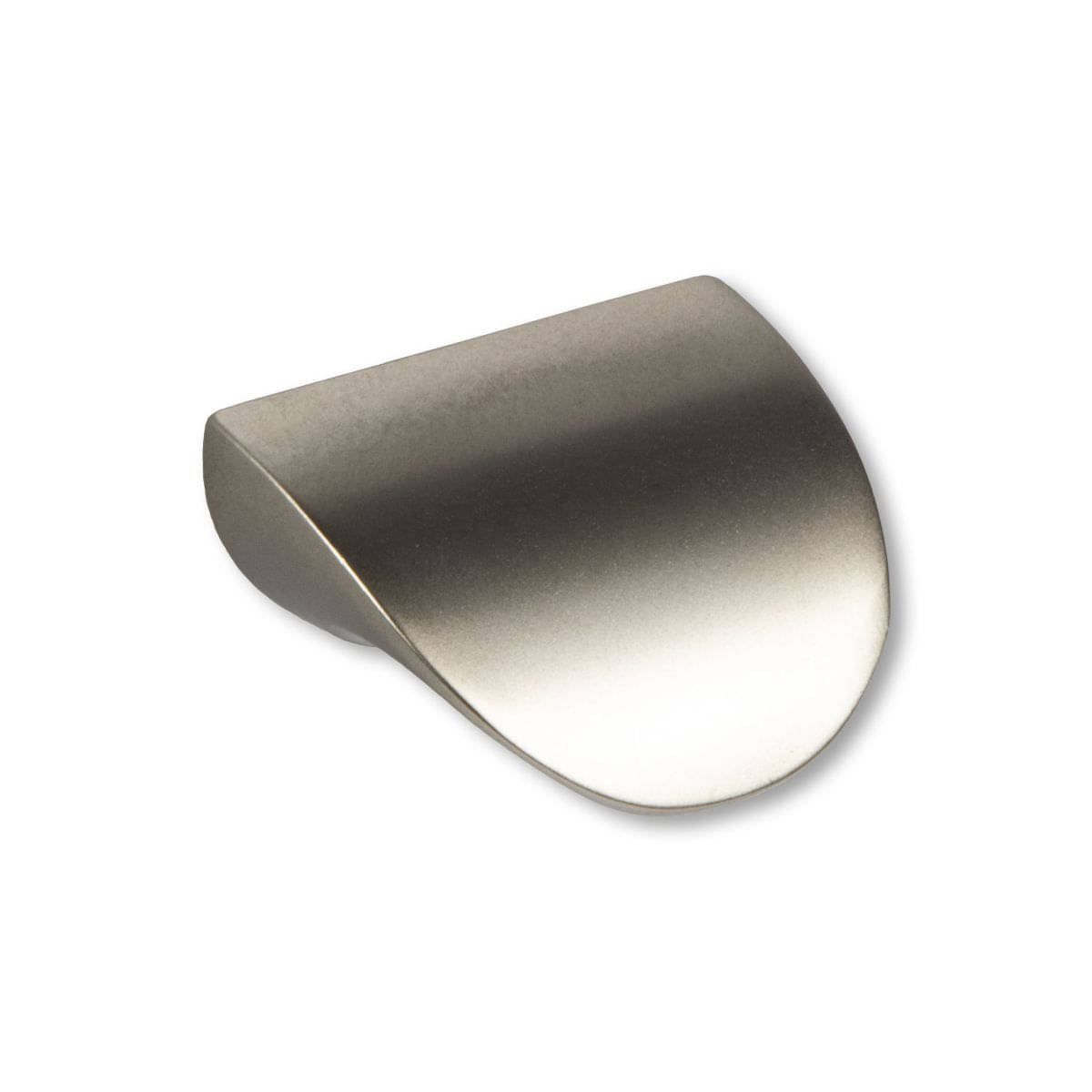 Poignée de meuble ronde Gedotec Cornelia, distance de perçage 32 mm, nickel mat