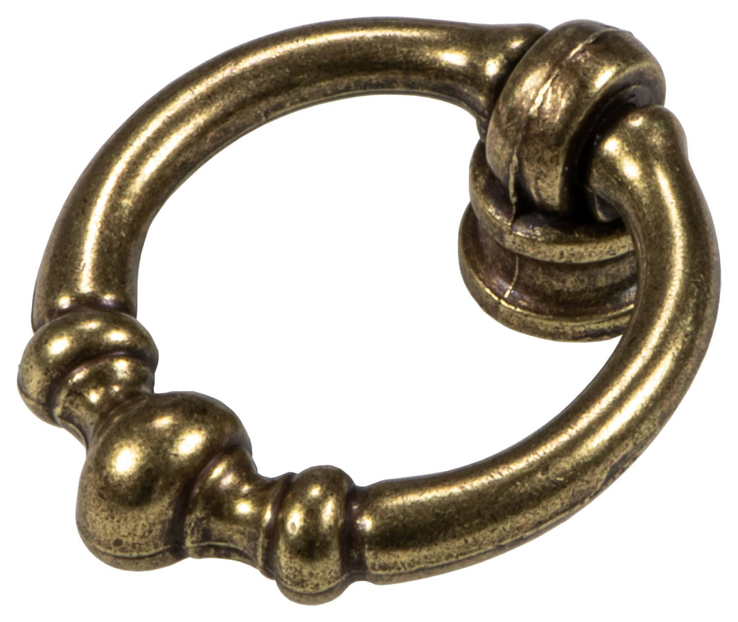 Bouton de meuble Häfele, poignée en forme de dentelle brune frottée Olympique, suspension
