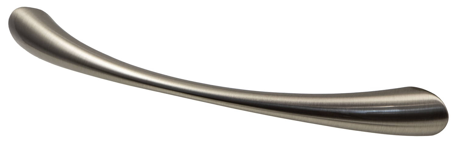 Poignée de meuble Gedotec MONA Courbe, Aspect Acier Inoxydable, Distance Perçage 128 mm