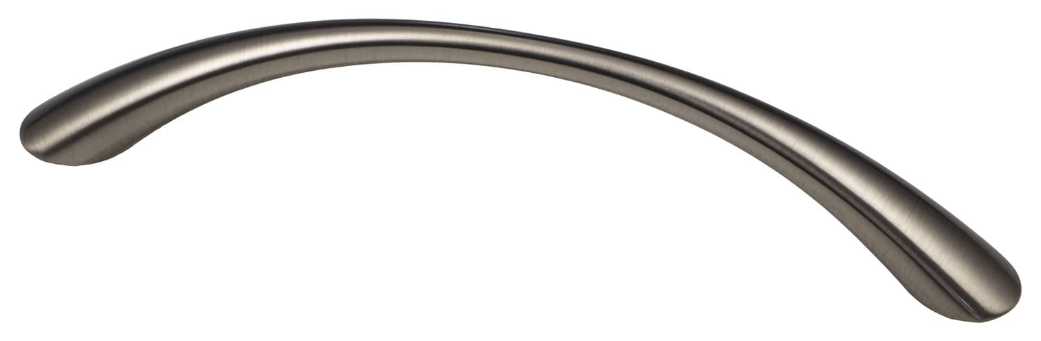 Poignée de meuble Gedotec MONA Courbe, Aspect Acier Inoxydable, Distance Perçage 128 mm