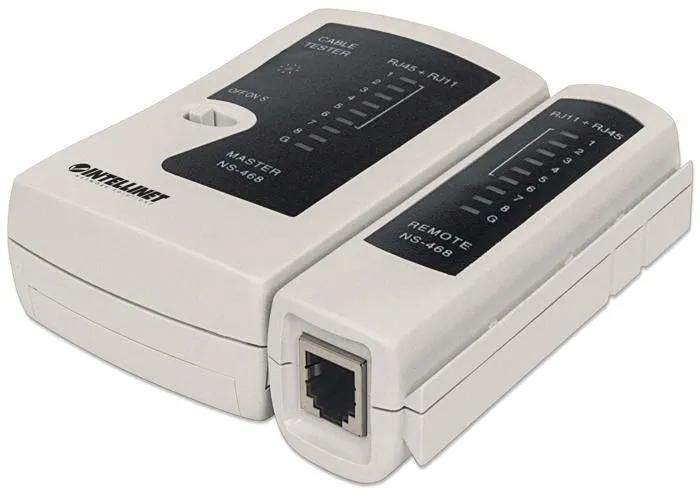 Intellinet I-CT Pro-Lan2 Network Tester - RJ45, Varied Test Modes, Compact and Practical
