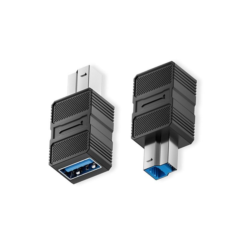 USB 3.0 B Male to A Female Adapter (USB-F) - 2 Pack: Fast and Versatile Transfer