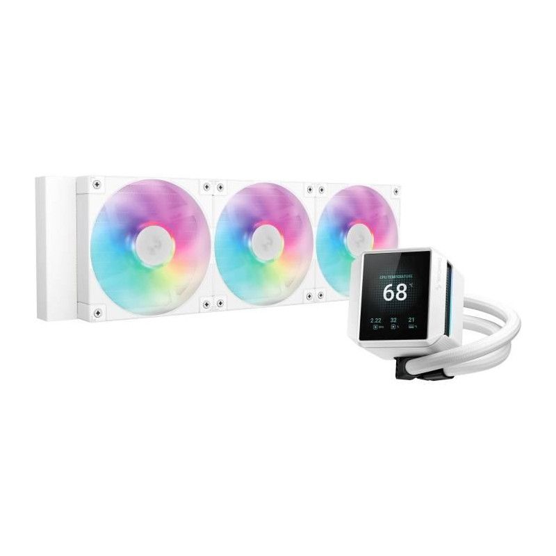 Caché líquido Deepcool Mystique 360 WH ARGB - 12 cm, kit completo para CPU, RGB