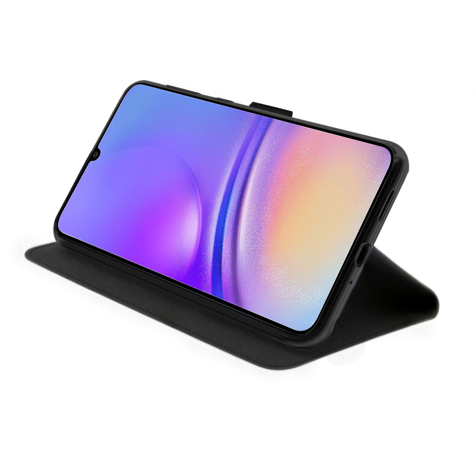 Akashi Folio Card Case Black Samsung Galaxy A05s