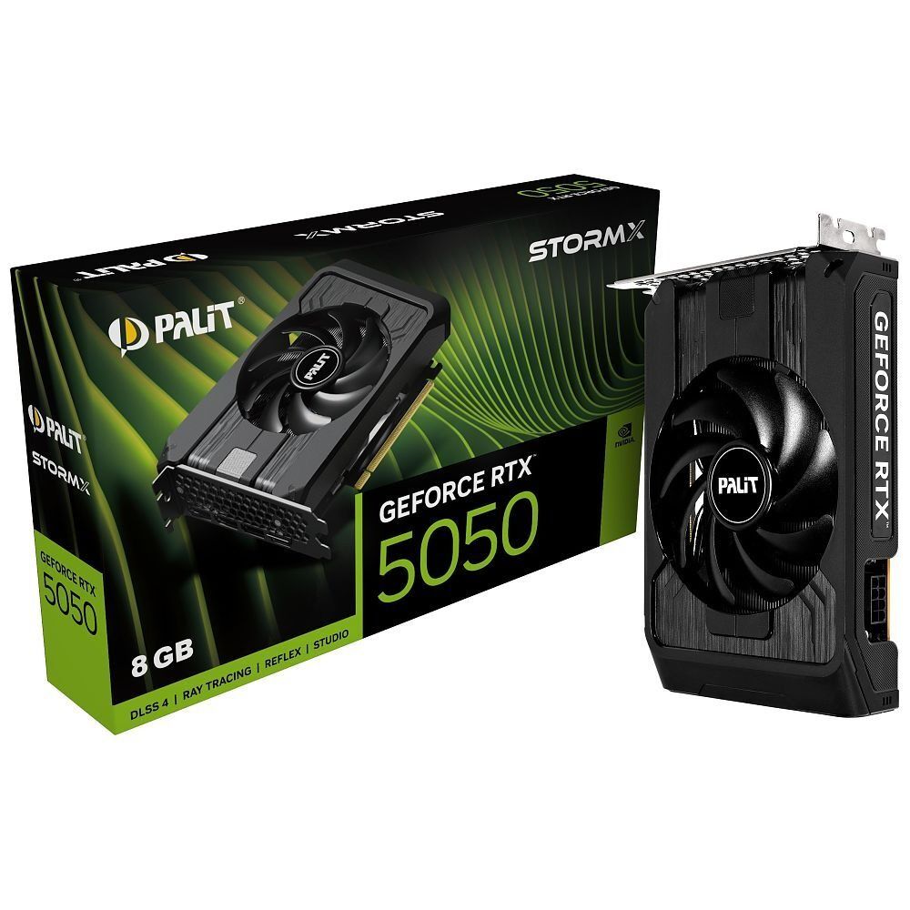Palit GeForce RTX 5050 StormX - Graphics Card, 8GB GDDR6, PCI-Express