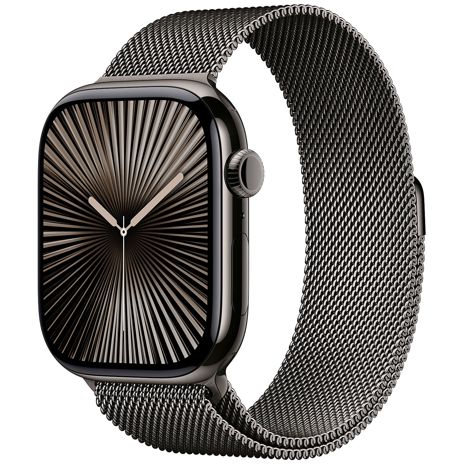 Apple Watch Series 10 GPS + Cellular 46 mm Titanium Slate Milanese Band S/M