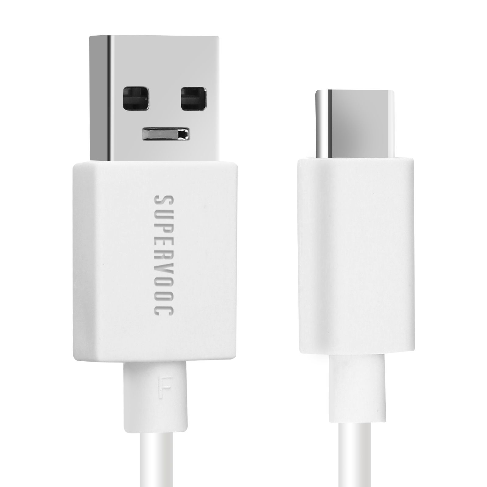 Oppo SuperVOOC 65W USB-C to USB Cable, White, 1m