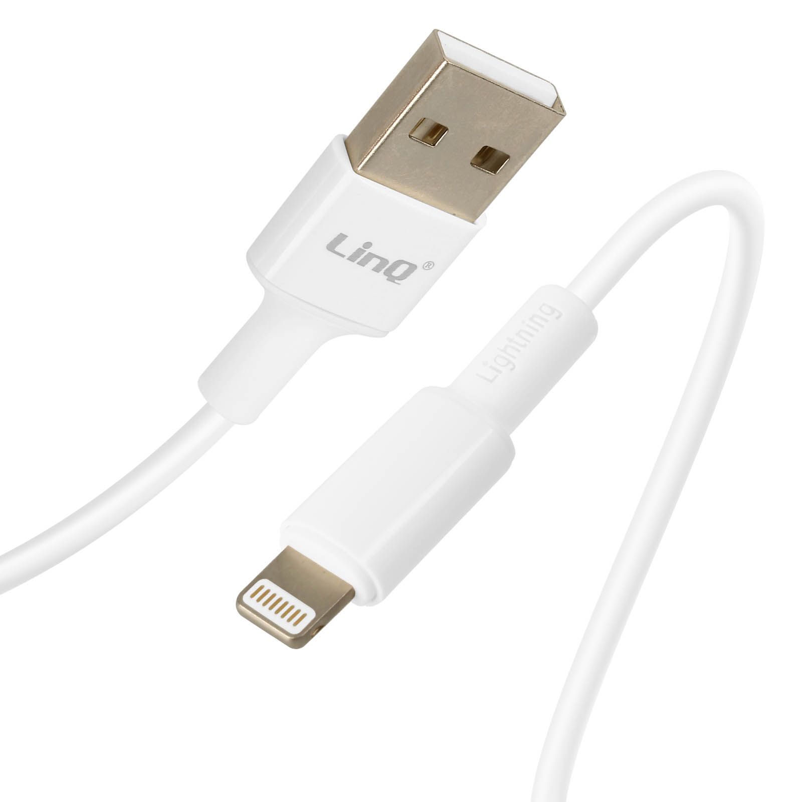 LinQ 2.4A USB to Lightning Fast Charge and Sync Cable, 3m White