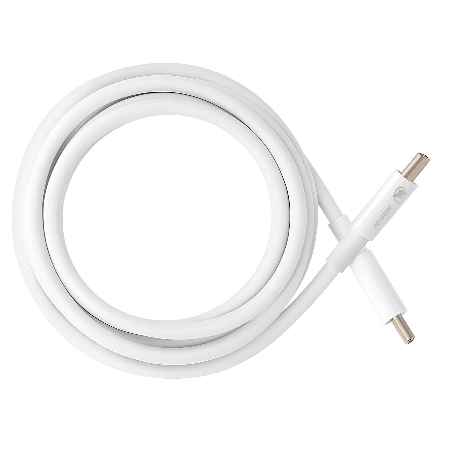 LinQ 65W USB-C Cable, 1.8m, White