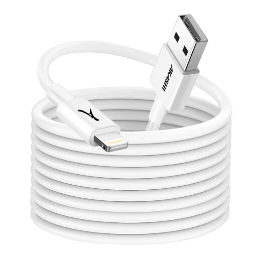 Câble USB vers Lightning Akashi 3 mètres Blanc