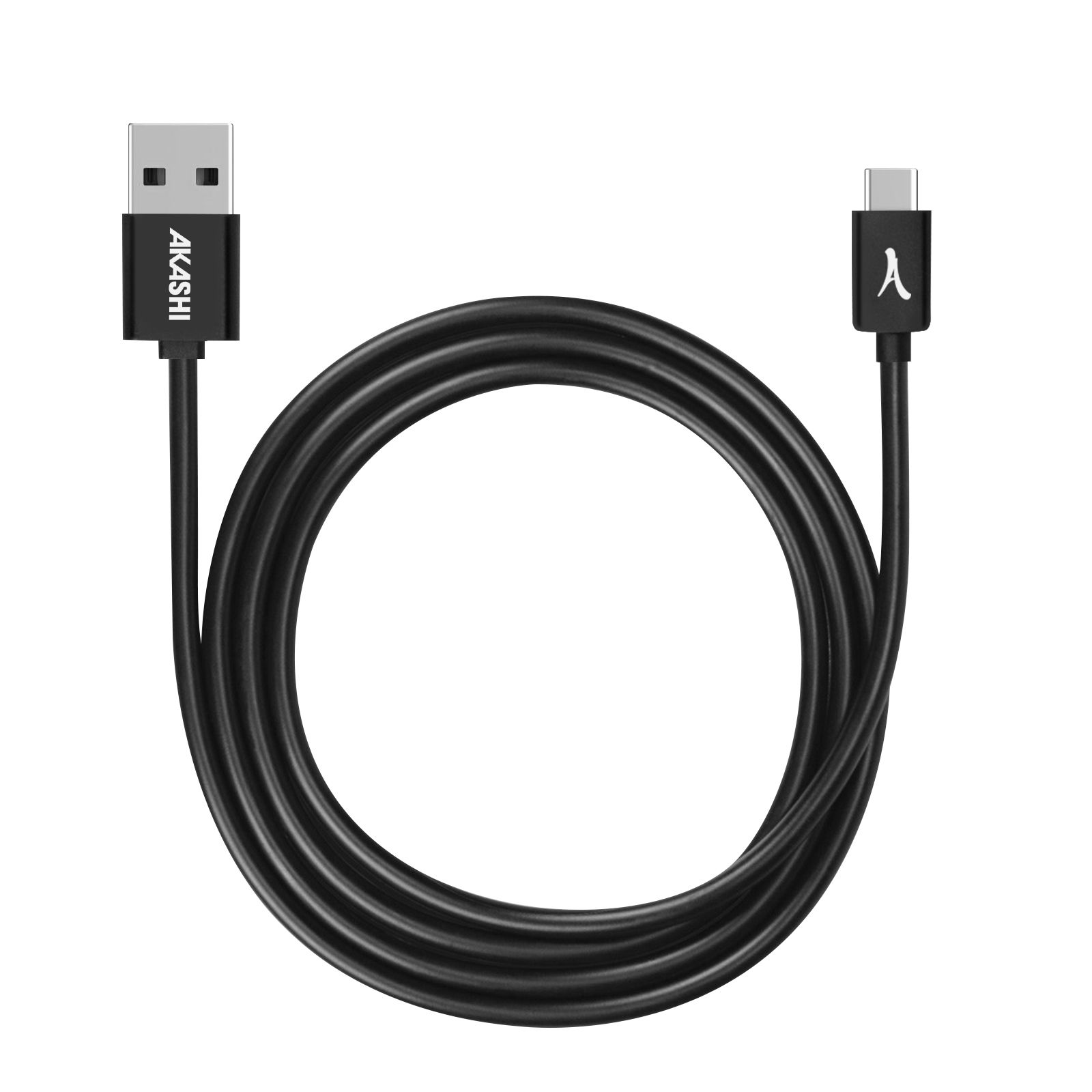 Akashi USB to USB-C Cable, 1m, Black