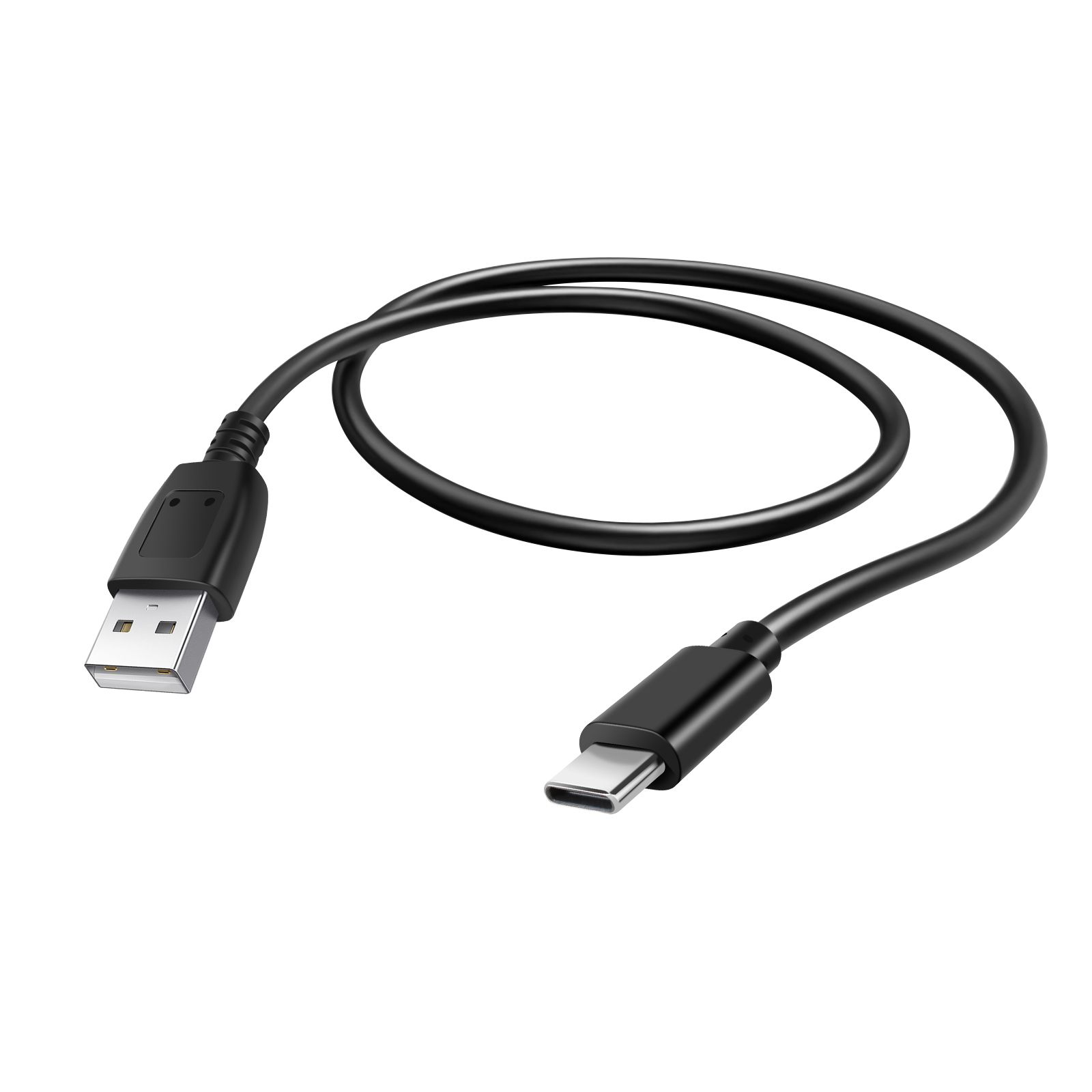 Avizar USB to USB-C Cable 2A, Android Auto and Apple CarPlay Compatible, 0.5m Black