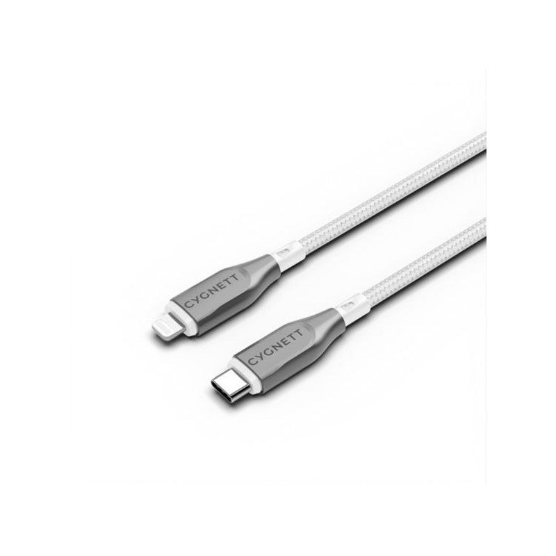 Cygnett Armoured Lightning to USB-C 30W Cable 2m