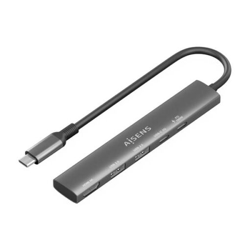 Estación de carga AISENS con USB 3.2 Gen 1 (3.1 Gen 1) Tipo C - Gris