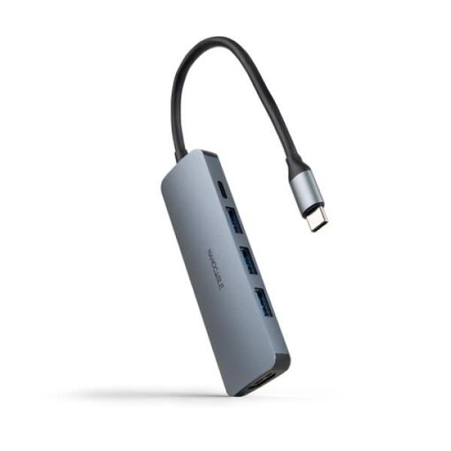 Station d'accueil Nano Cable 10.16.4605 avec câble USB-C, 100 W, gris