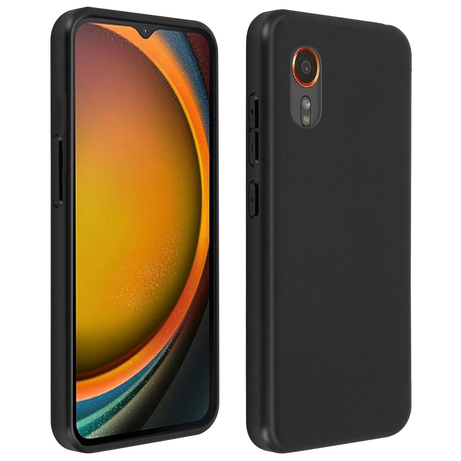 Akashi Silicone Cover Black Galaxy XCover 7