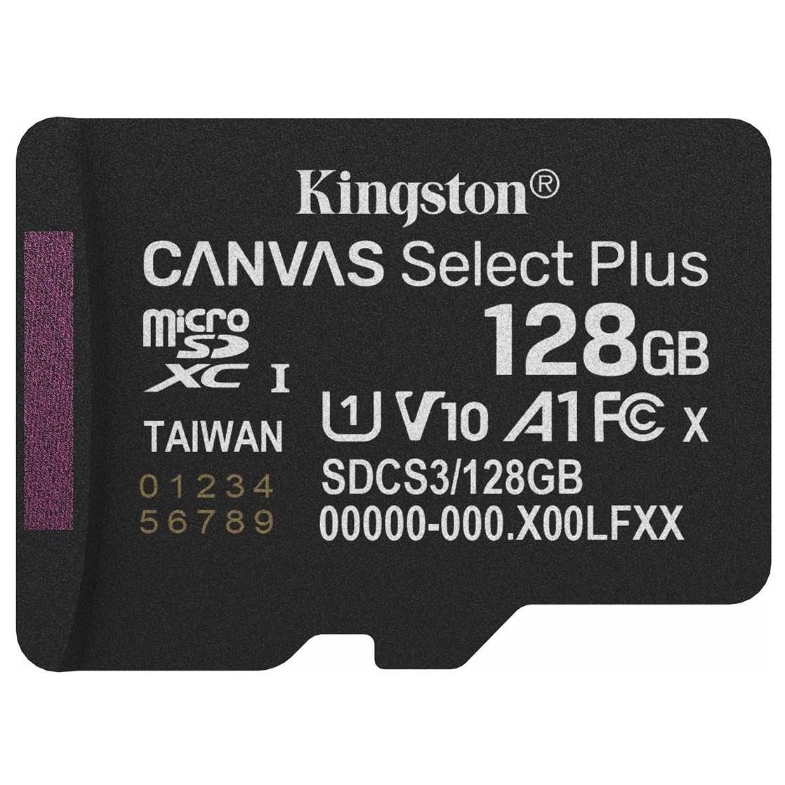 Kingston Canvas Select Plus 128GB MicroSDXC UHS-I Card