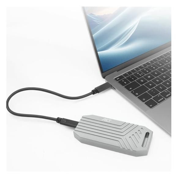 ACT External Enclosure - M.2 NVMe Card / PCIe (NVMe) - USB4 - Grey