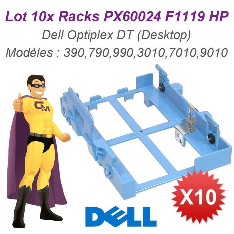 Dell Optiplex DT Disk Drive Rack (10 Pack) - 3.5" and 2.5"