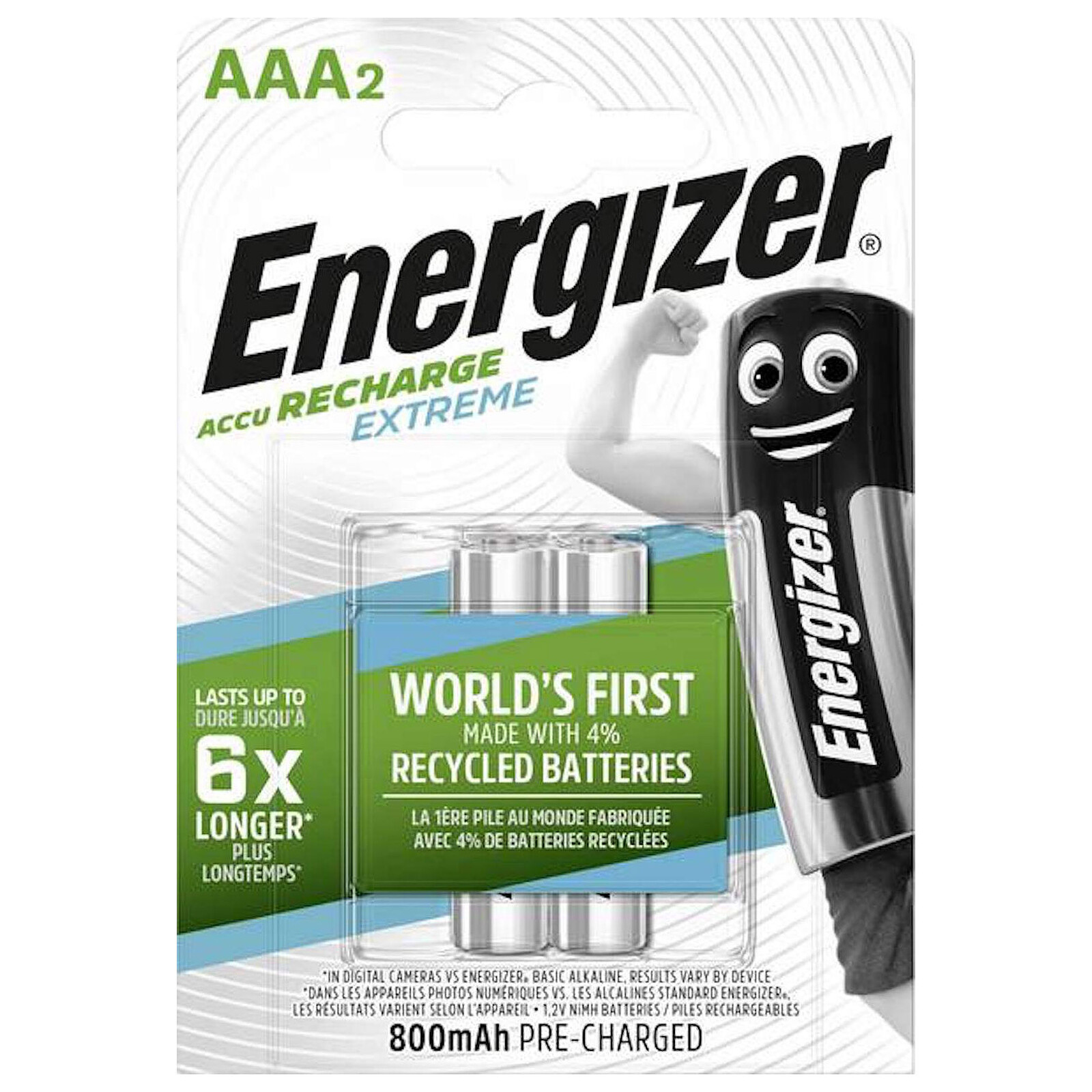 Energizer Extreme AAA 800 mAh (set of 2)