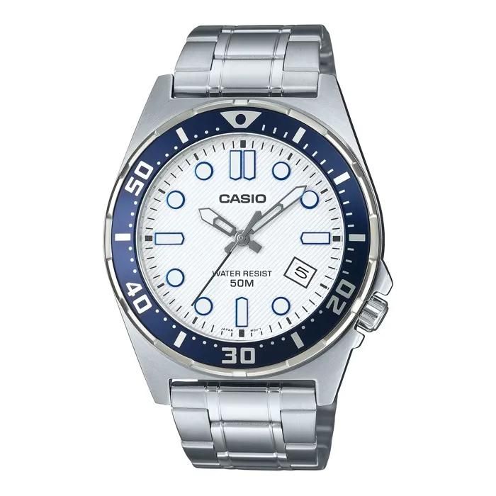 Casio Sport Diver 50M - White MTD-135D-7AVDF