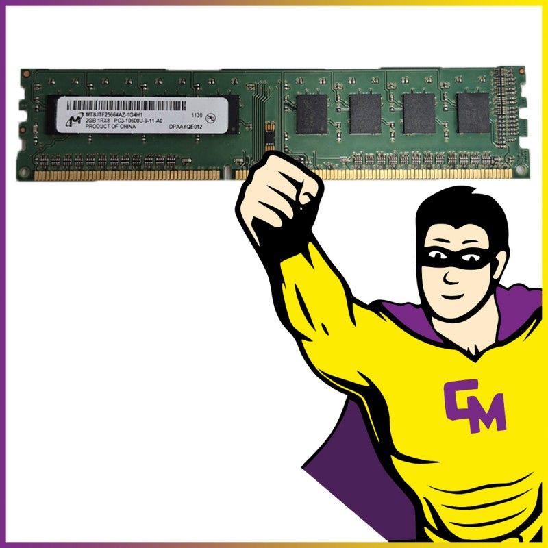 Micron 2GB DDR3 RAM (MT8JTF25664AZ-1G4H1, PC3-10600, 1333MHz, CL11)