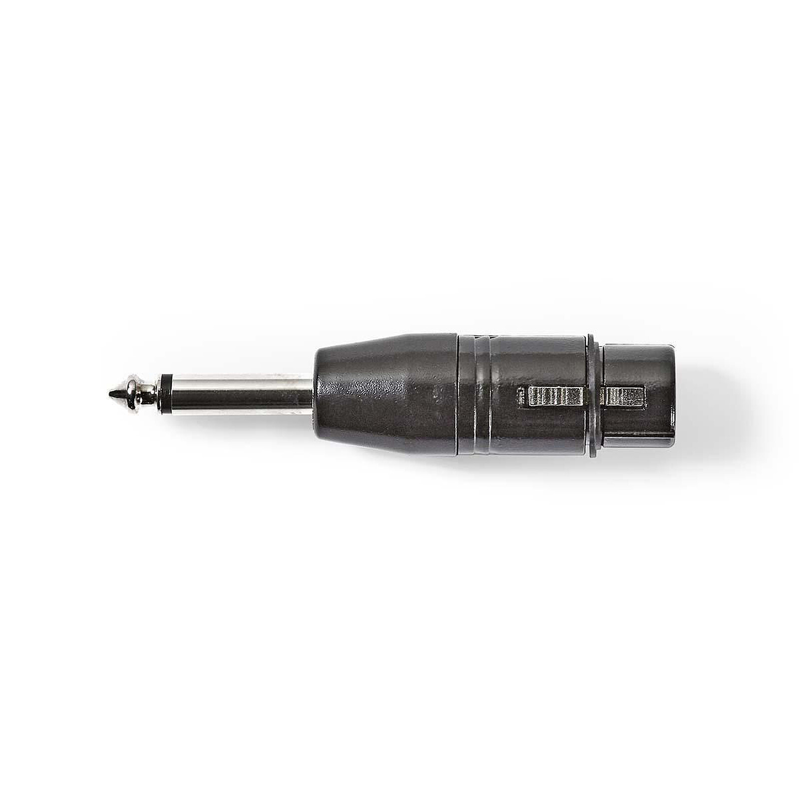 Adaptateur XLR mâle / prise mono 6.35 mm féminine