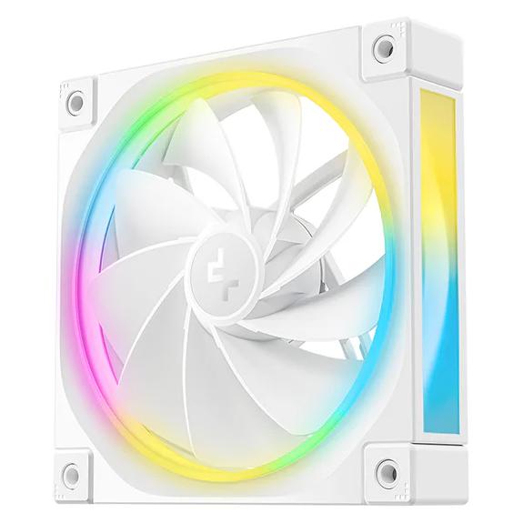 Ventilador para PC DeepCool FL12R de 12 cm y blanco