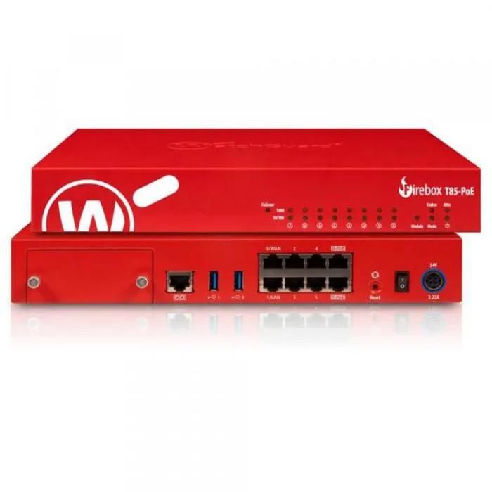 Watchguard Firebox T85-PoE Firewall and Security (3-Year Basic Security Suite)