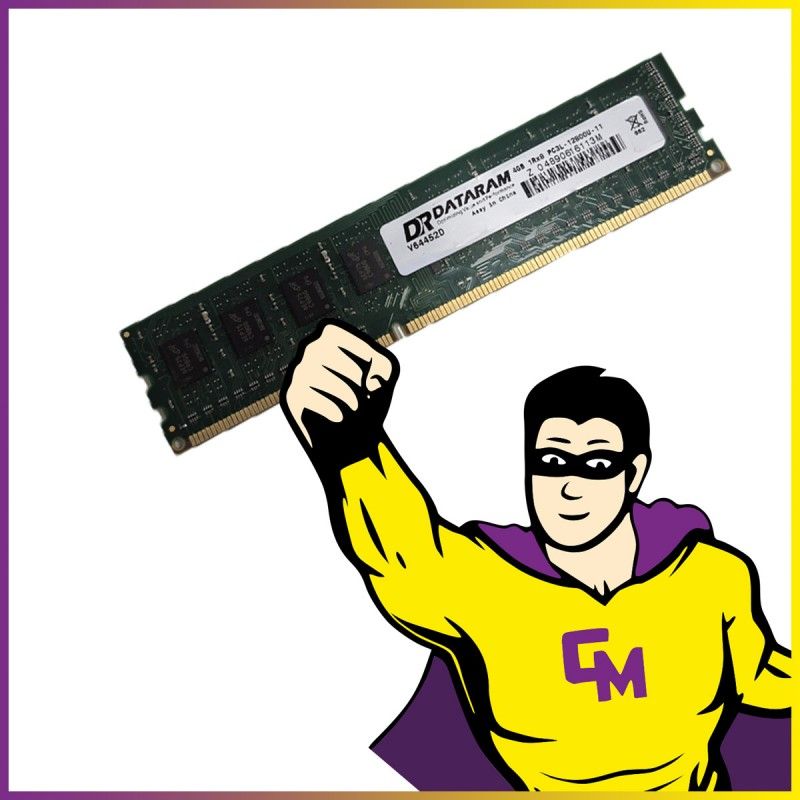 Dataram 4GB DDR3 RAM (V64452D, PC3-12800, 1600MHz, CL11)