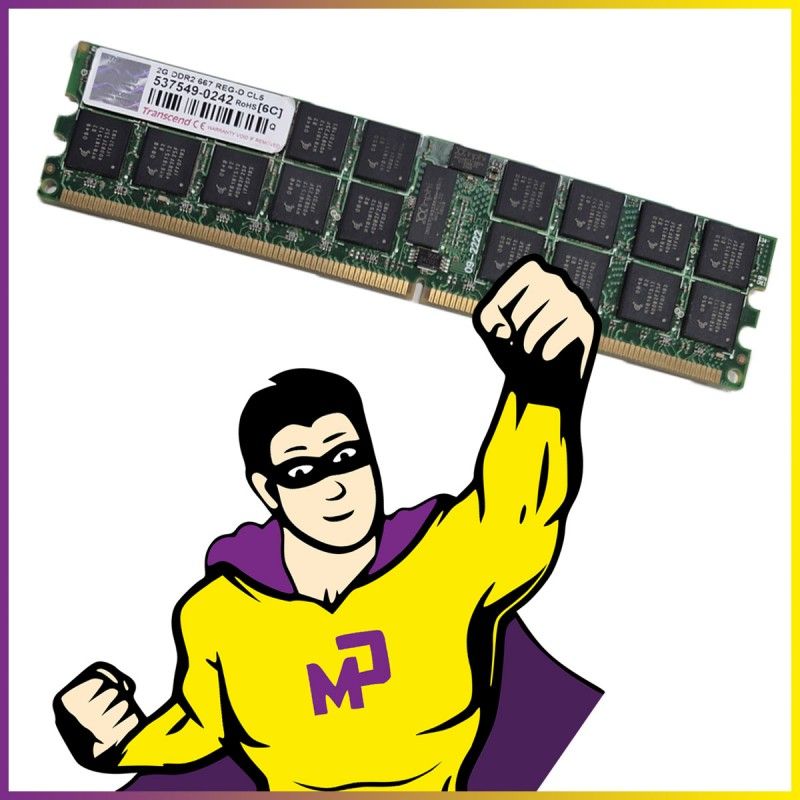 Transcend 2GB DDR2 RAM (537549-0242)