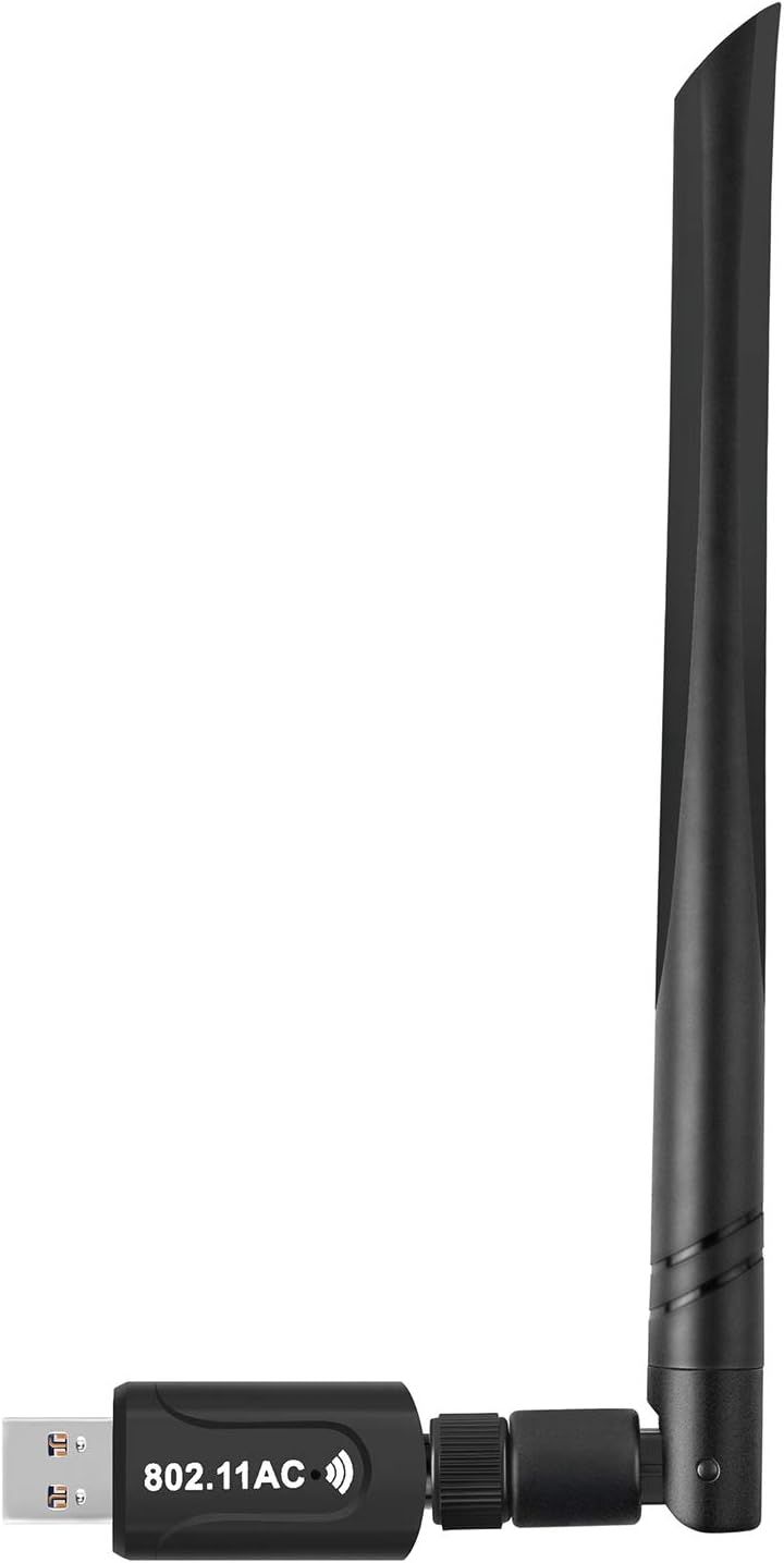 Filowa Realtek RTL8812BU USB Wi-Fi Adapter 1300Mbps AC1300 Dual Band 5.8GHz 2.4GHz Wi-Fi Dongle