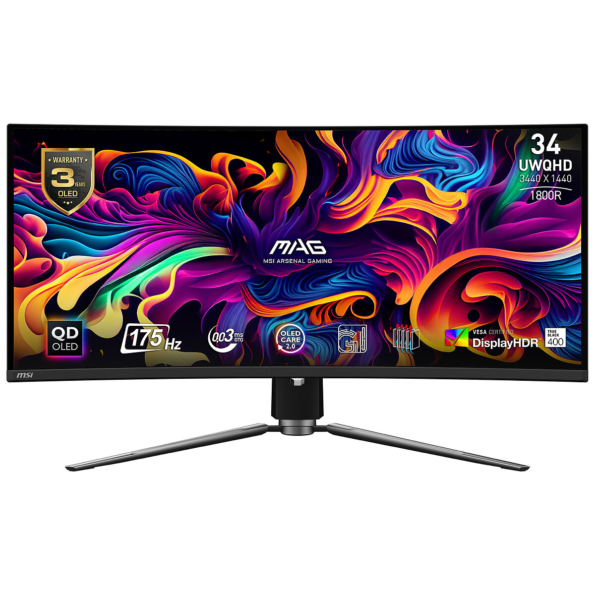 MSI 34" QD-OLED - MAG 341CQP QD-OLED