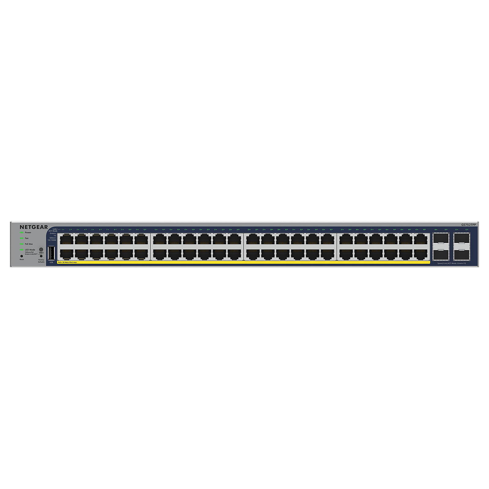 Netgear GS752TPPv3 Smart Switch