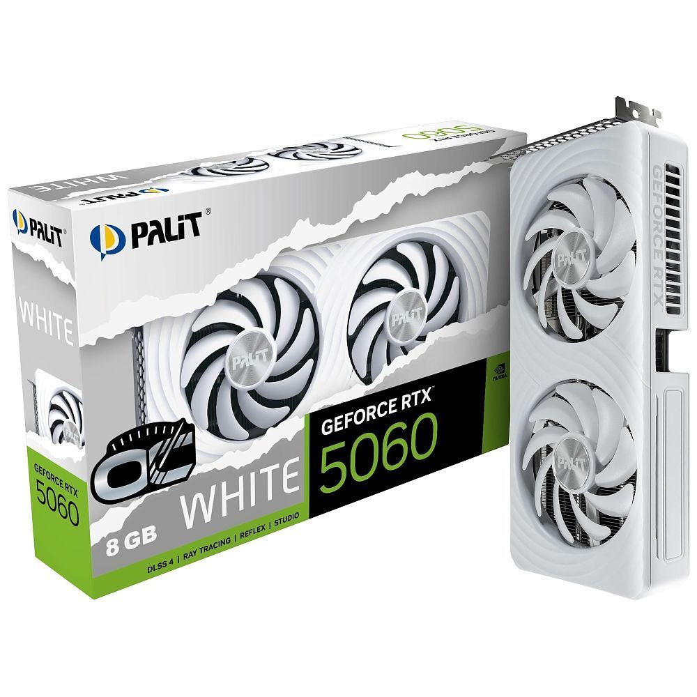 Palit GeForce RTX 5060 White, 8GB GDDR7