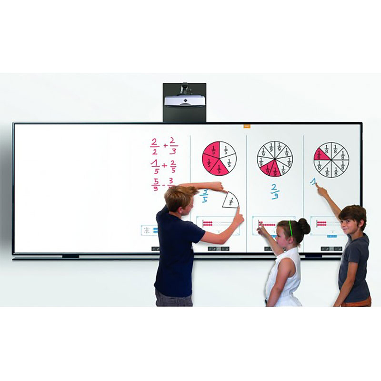 Vanerum i3BOARD Interactive whiteboard 135" - 20 touch DUO white projection