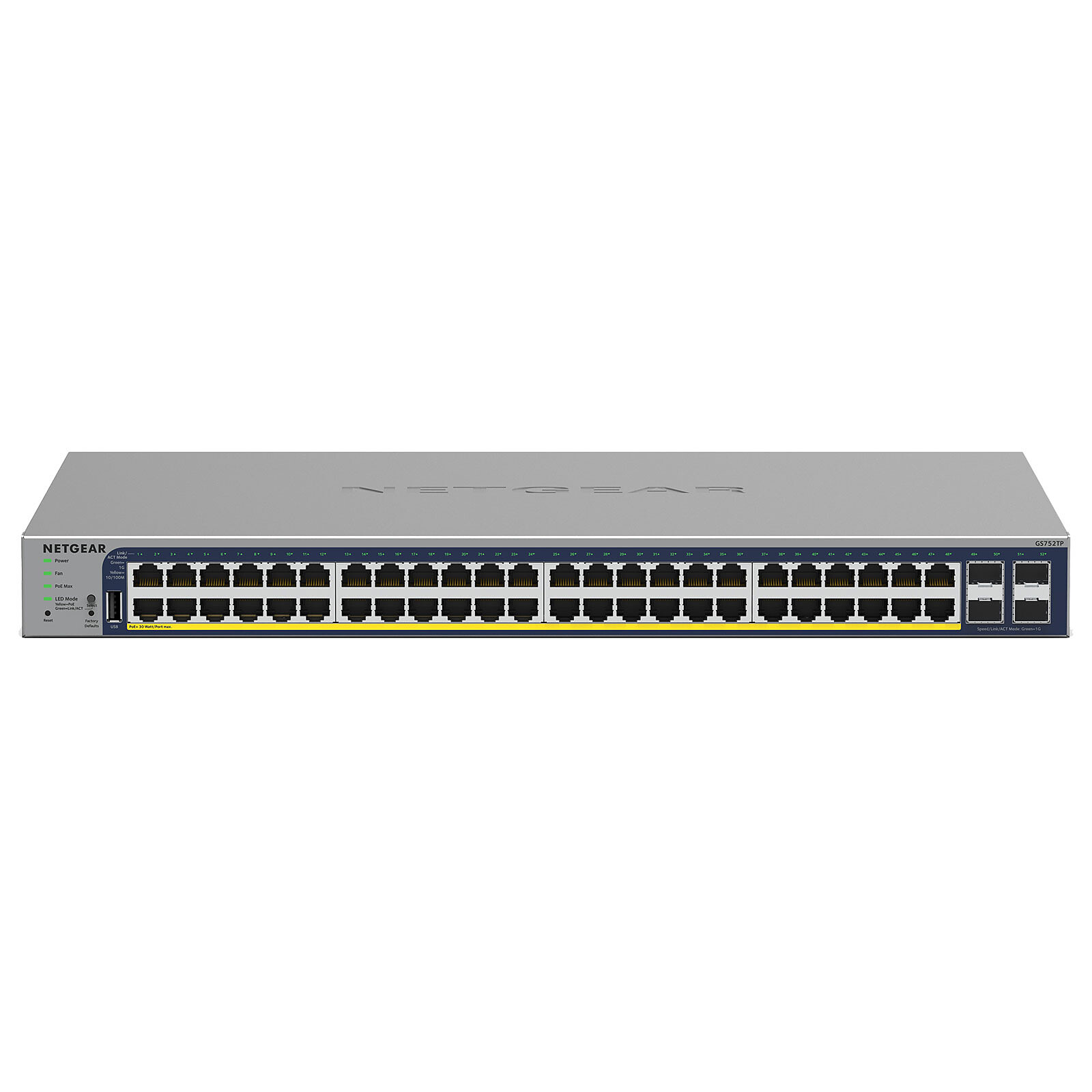 Netgear GS752TXPv3 48-Port Gigabit PoE+ Switch