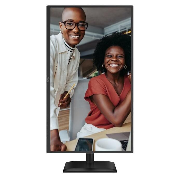 AOC 27E4U - LED Monitor - 27" - Full HD (1080p) @ 120Hz - IPS - 300 cd/m² - 1500:1 - 4ms - HDMI, VGA, DisplayPort - Speakers - Black