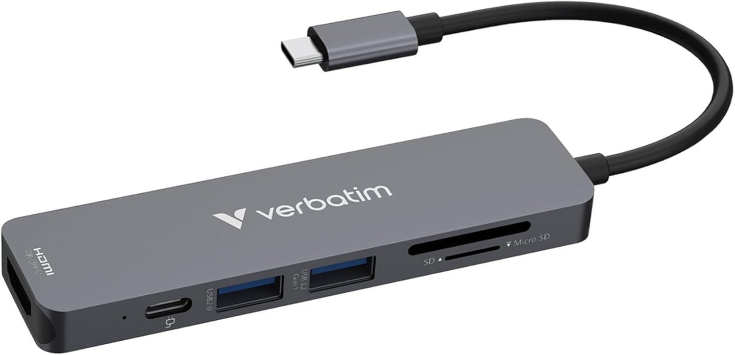 Verbatim Docking Station - For Laptop - USB-C - HDMI