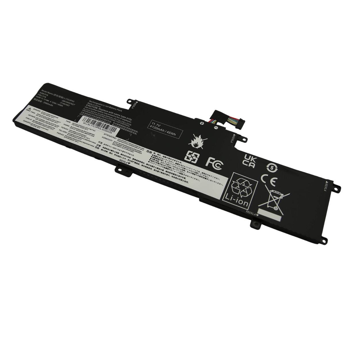 Batería de repuesto Li-Polymer para Lenovo ThinkPad L380 - 11,1V 4050mAh 45Wh Negro