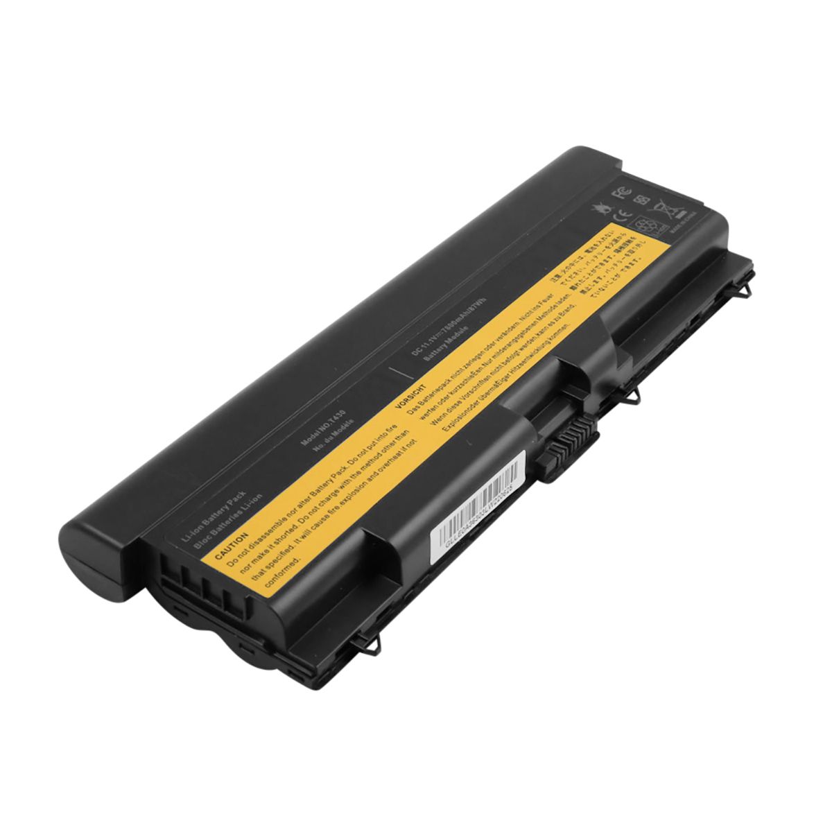 Batería de repuesto Avizar para Lenovo ThinkPad T430 Li-ion 11,1V 7800mAh 87Wh Negra