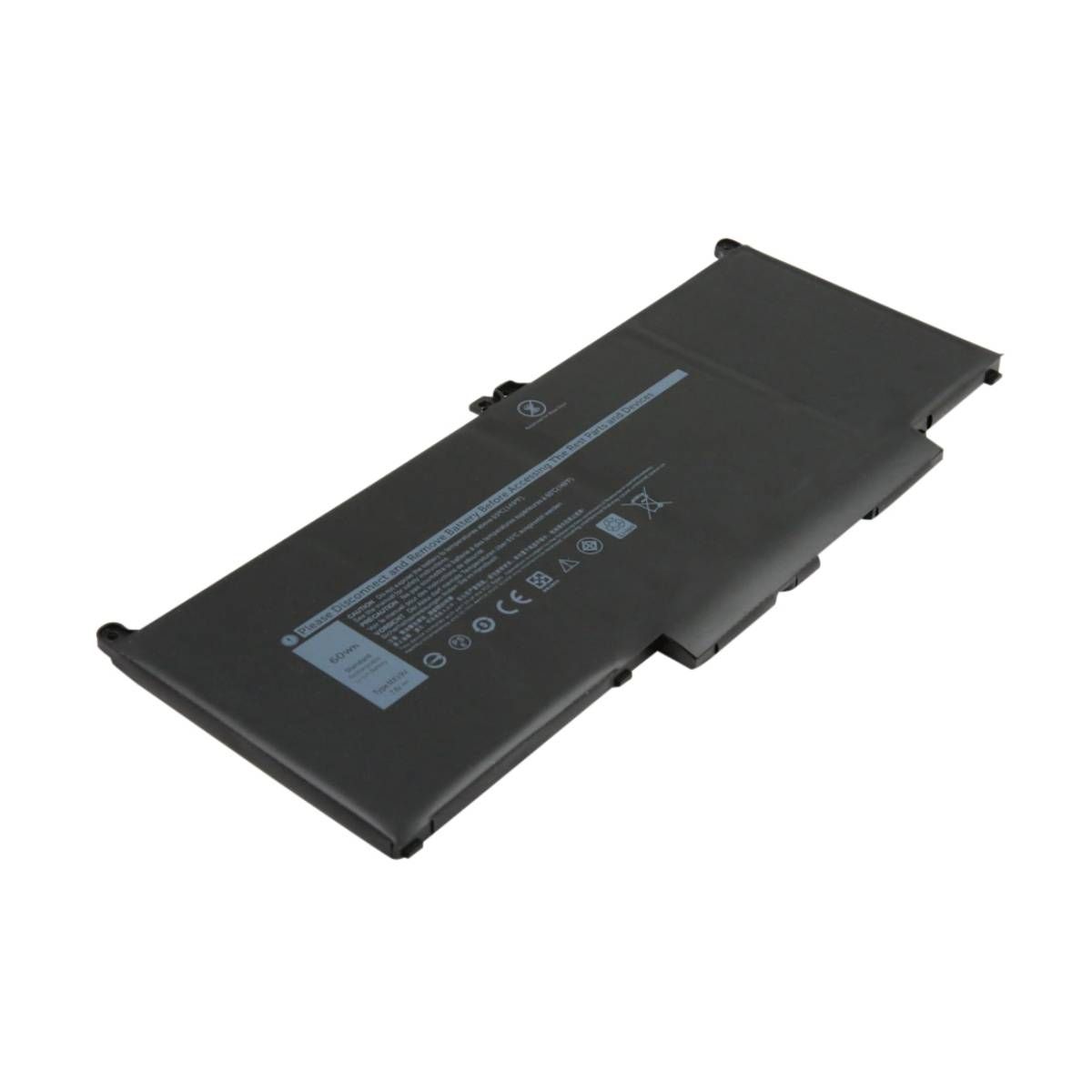Batterie Avizar Li-Polymère 7,6V 7900mAh pour Dell Latitude 7300, 7400 et 2-en-1