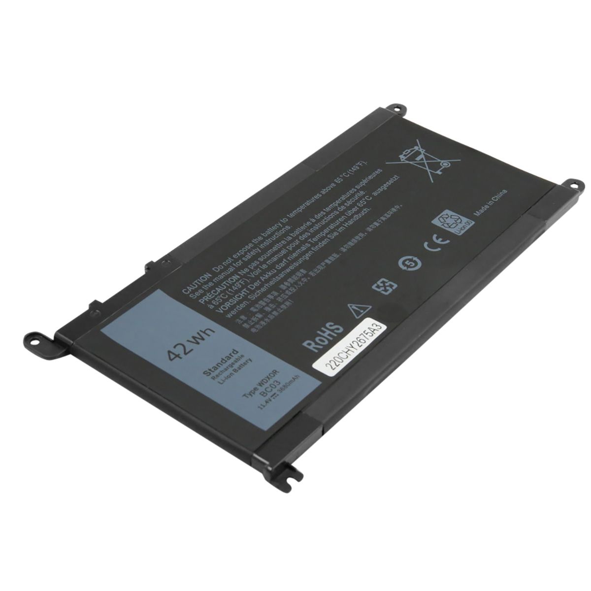 Batería de litio Avizar 11.4V 3680mAh para Dell Latitude 3379