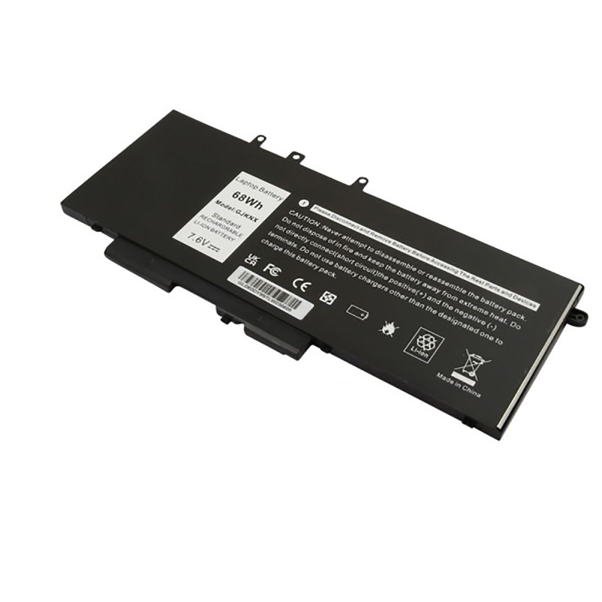 Avizar Dell Latitude 5490 Battery 7.6V 8950mAh Li-Polymer with Tools - Black