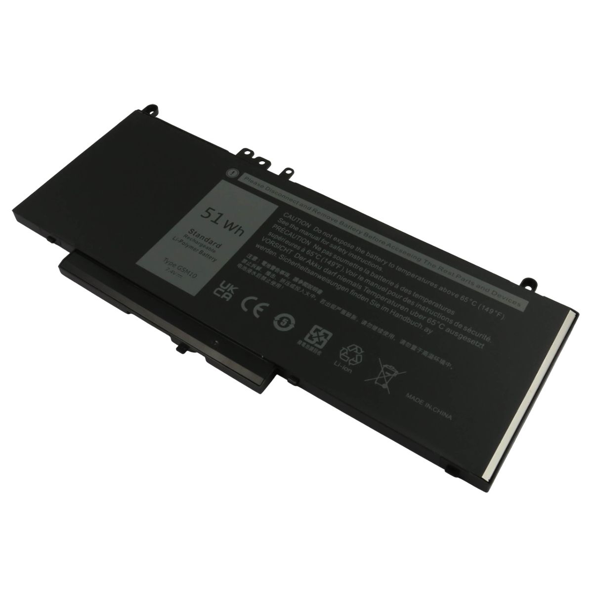 Avizar Replacement Battery for Dell Latitude E5450 / E5550 Li-Polymer 7.4V Black