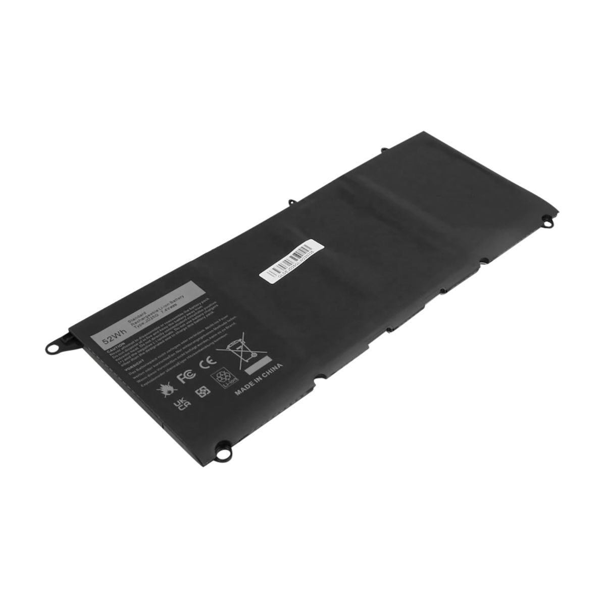 Avizar Dell XPS 13 Battery Replacement, 7.4V 7020mAh 52Wh Li-Polymer, Black
