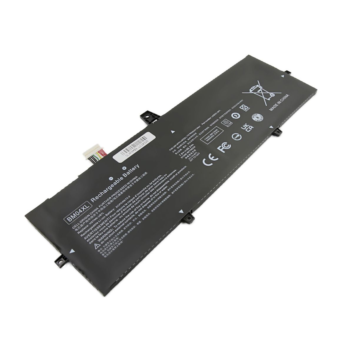 Batería de repuesto Avizar para HP EliteBook X360 1030 G3 Li-Polímero 7.6V 7300mAh Negra